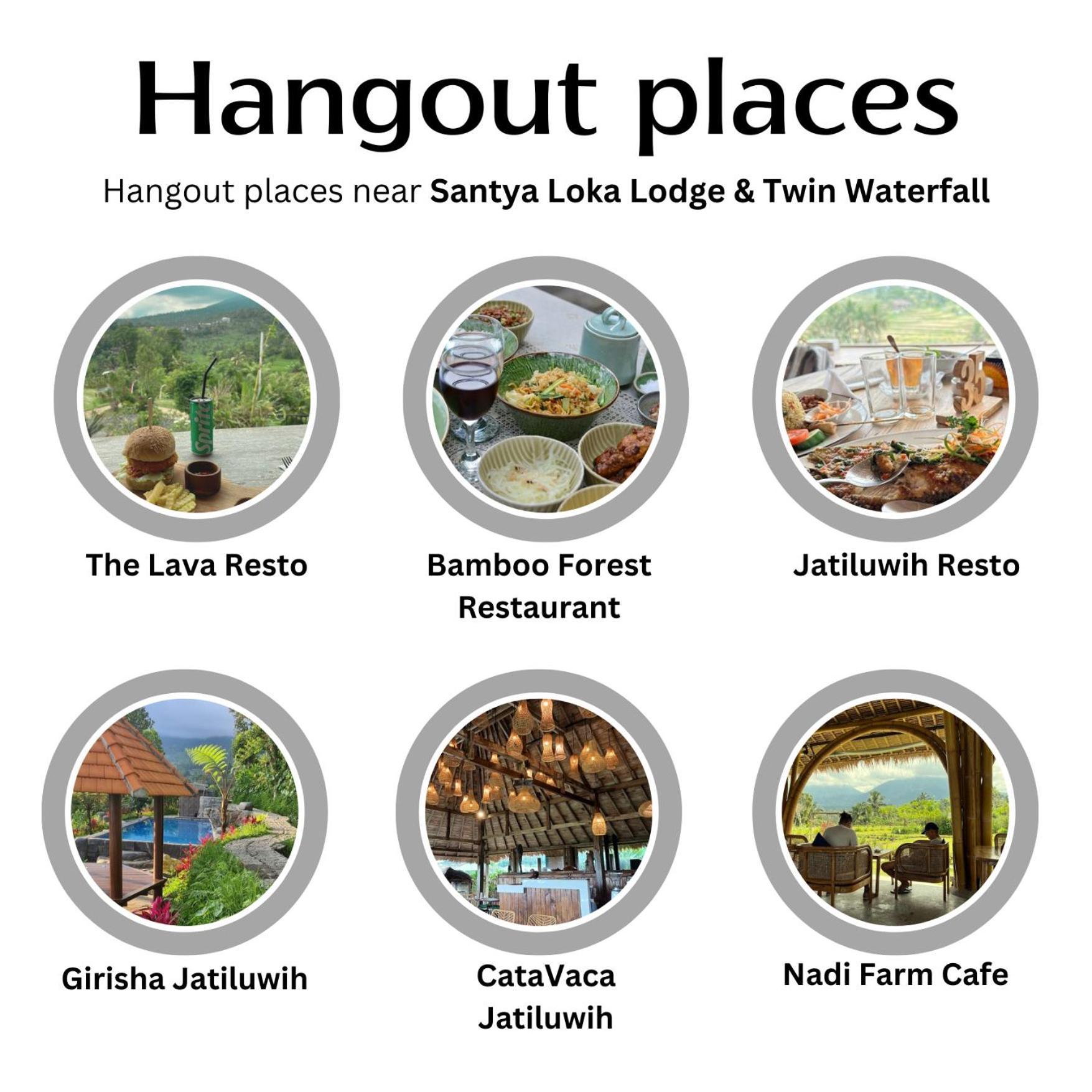 Santya Loka Lodge & Twin Waterfall Jatiluwih Esterno foto